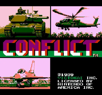 Conflict (USA) screen shot title